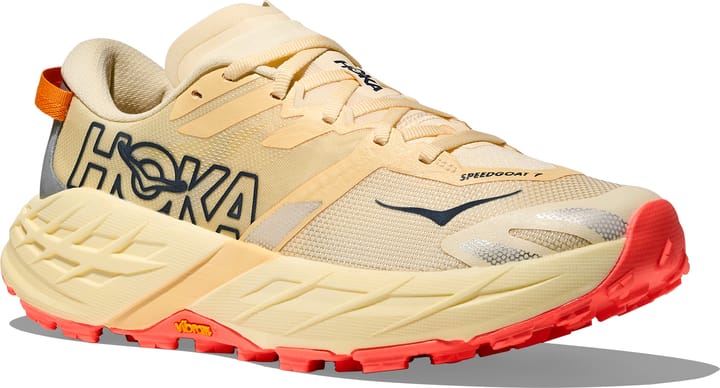 Hoka Women's Speedgoat 7 Vintage Yellow/Neon Flame Hoka
