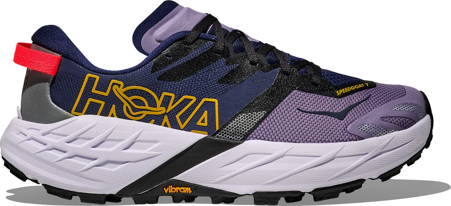 Hoka Women's Speedgoat 7 Wide Berry Jam/Starlight Glow