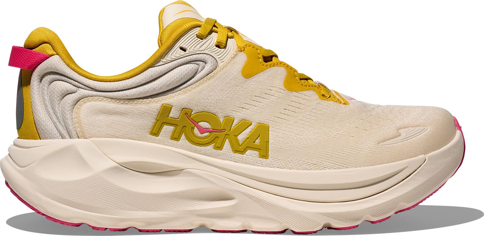 Hoka Women's Gaviota 6 Birch/Yellow Gold