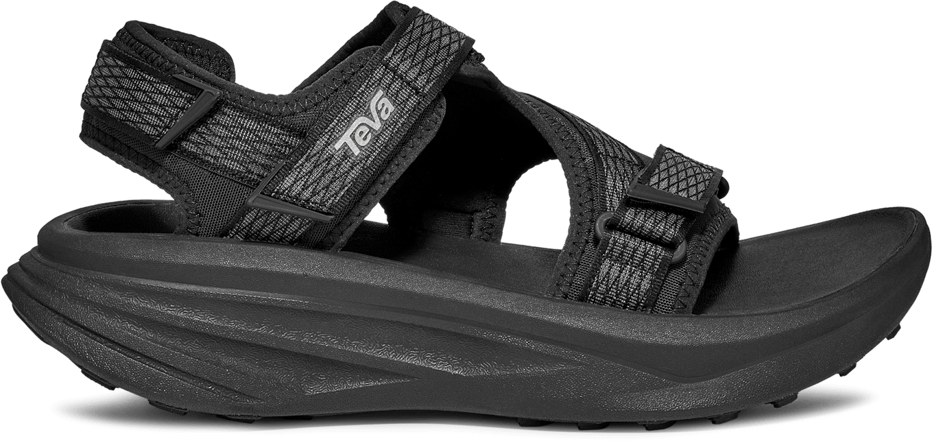Teva Men's Aventrail R2T Trail Running Sandal Black/Black