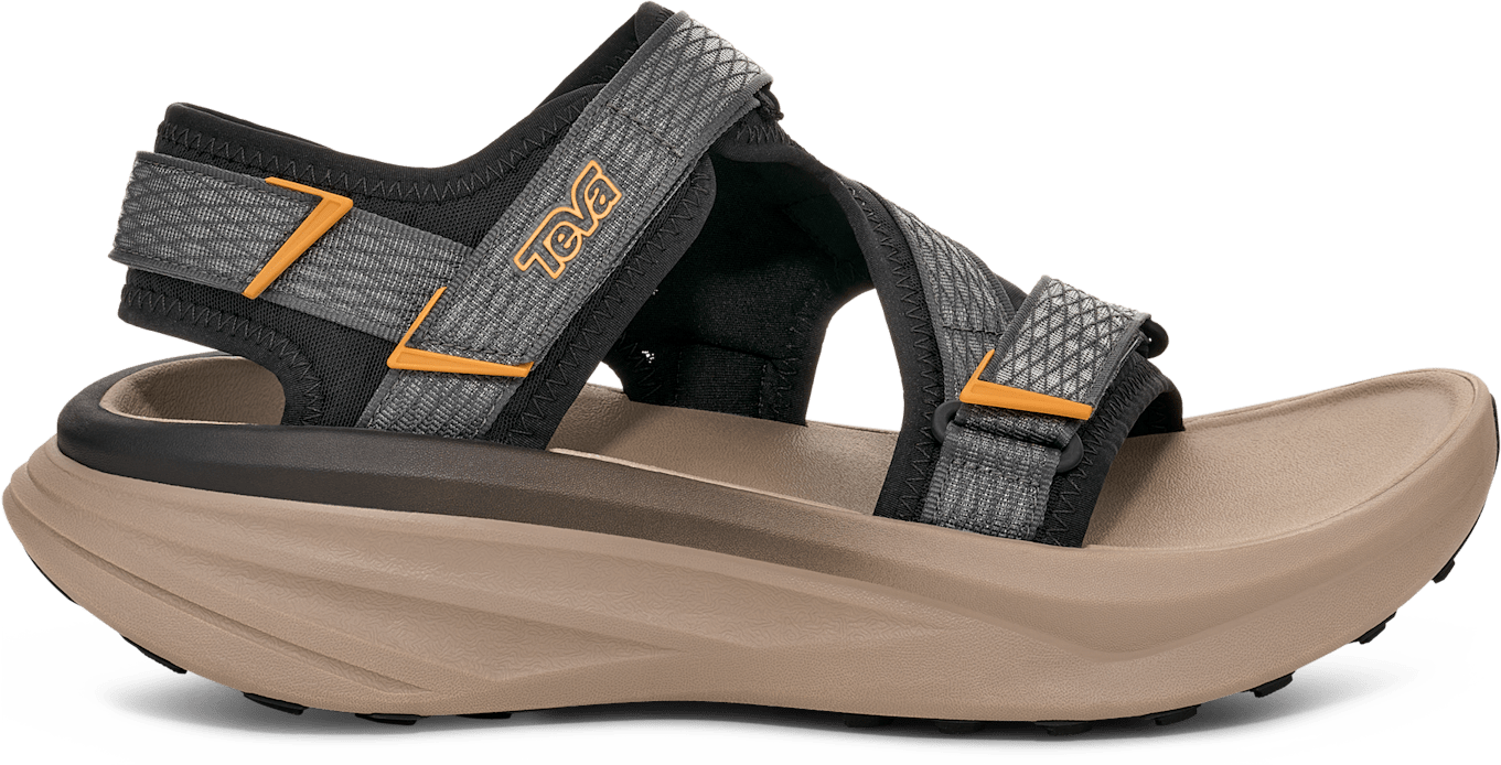 Teva Men's Aventrail R2T Trail Running Sandal Black/Sunflower