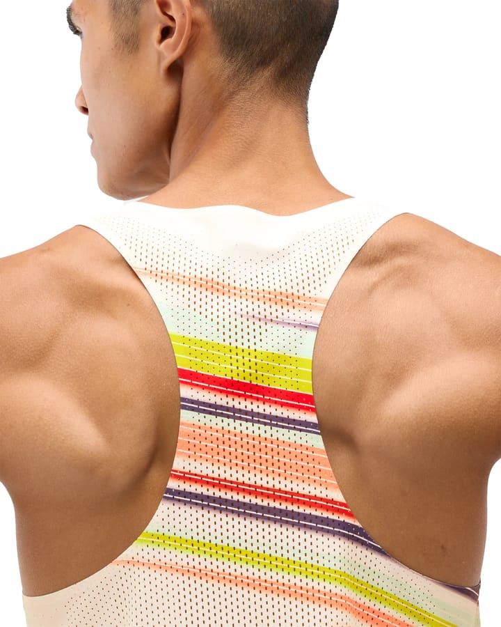 Hoka Men's Race Day Singlet Alabaster Flare Hoka