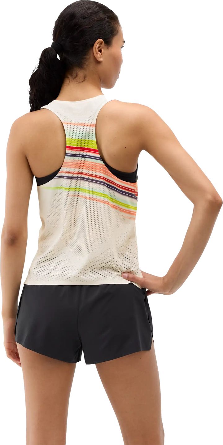Hoka Women's Race Day Singlet Alabaster Flare Hoka