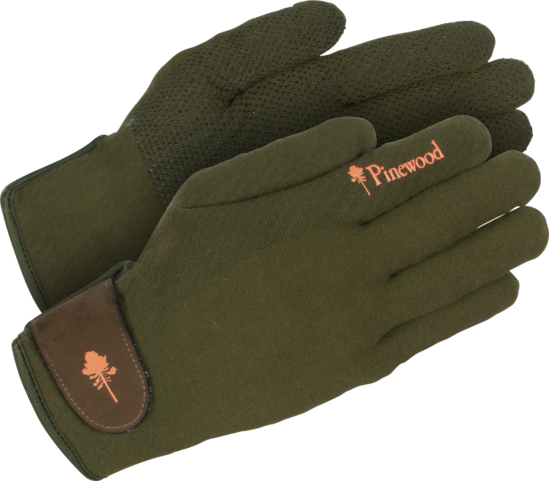 Pinewood Hunters Stretch Extreme Glove Mossgreen/Dark Brown Jakthandskar M/L