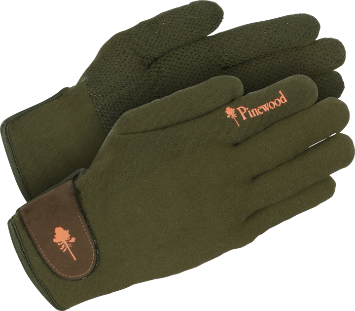 Pinewood Hunters Stretch Extreme Glove Mossgreen/Dark Brown Pinewood