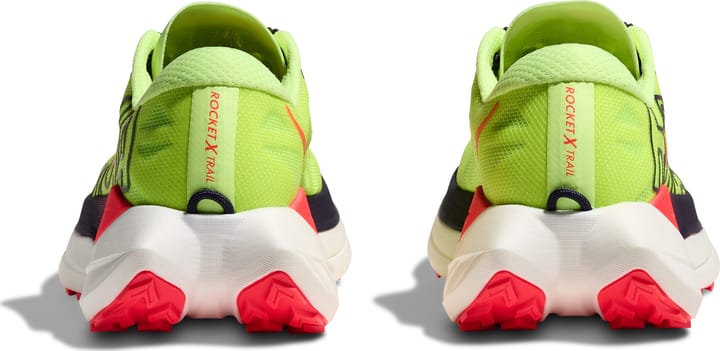 Hoka Men's Rocket X Trail Neon Yuzu/Neon Flame Hoka