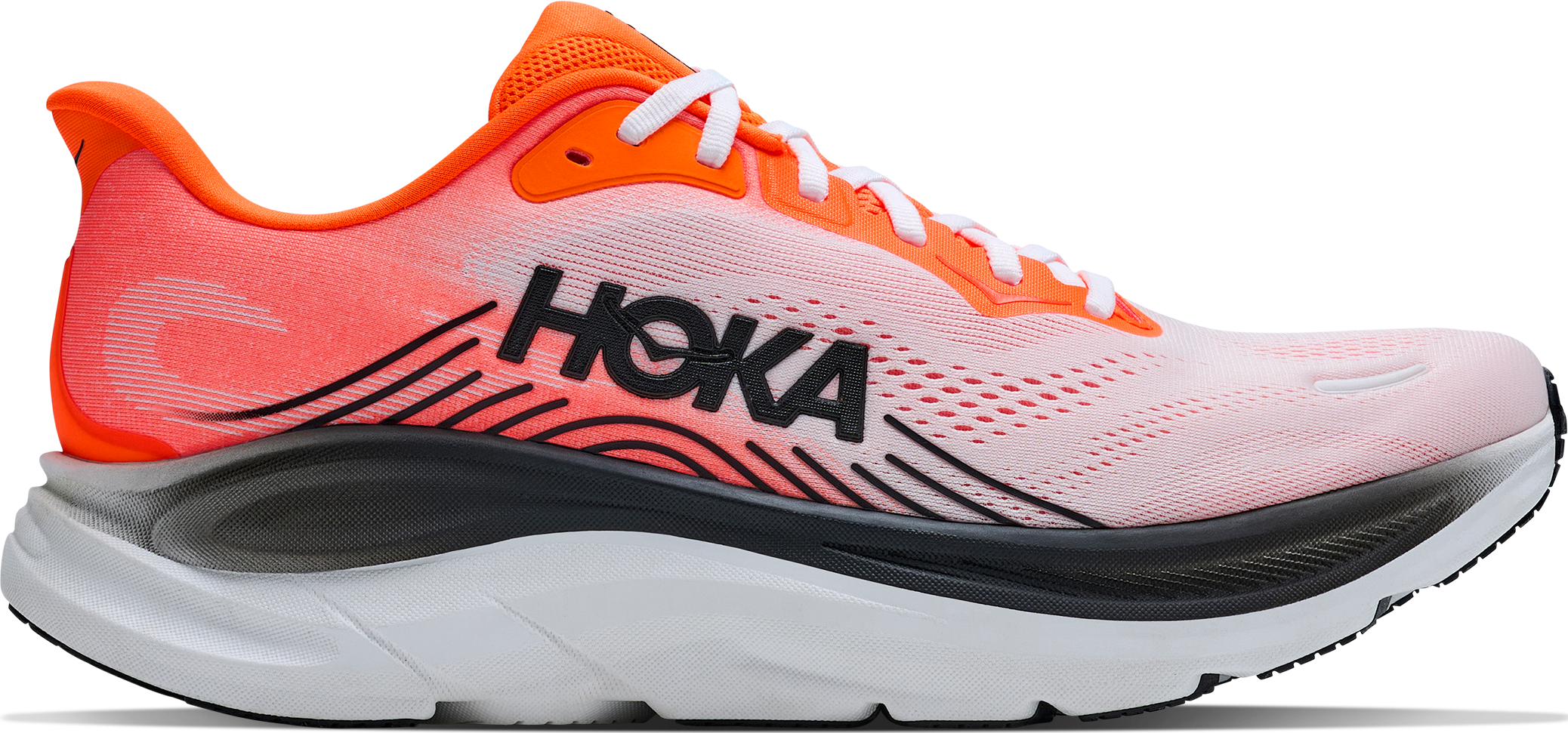 Hoka Men's Clifton 11 Neon Tangerine / Frost