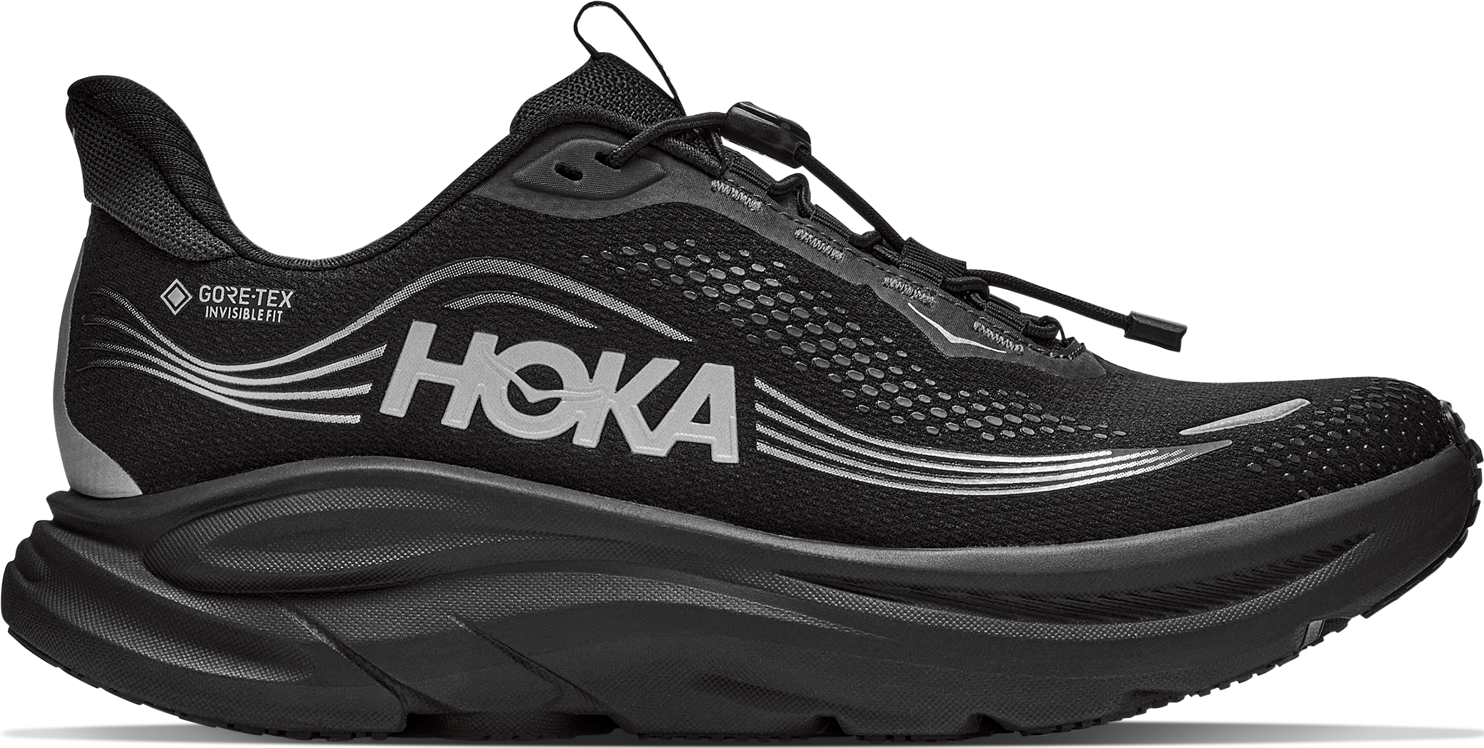 Hoka Women's Clifton 11 GORE-TEX Black / Black