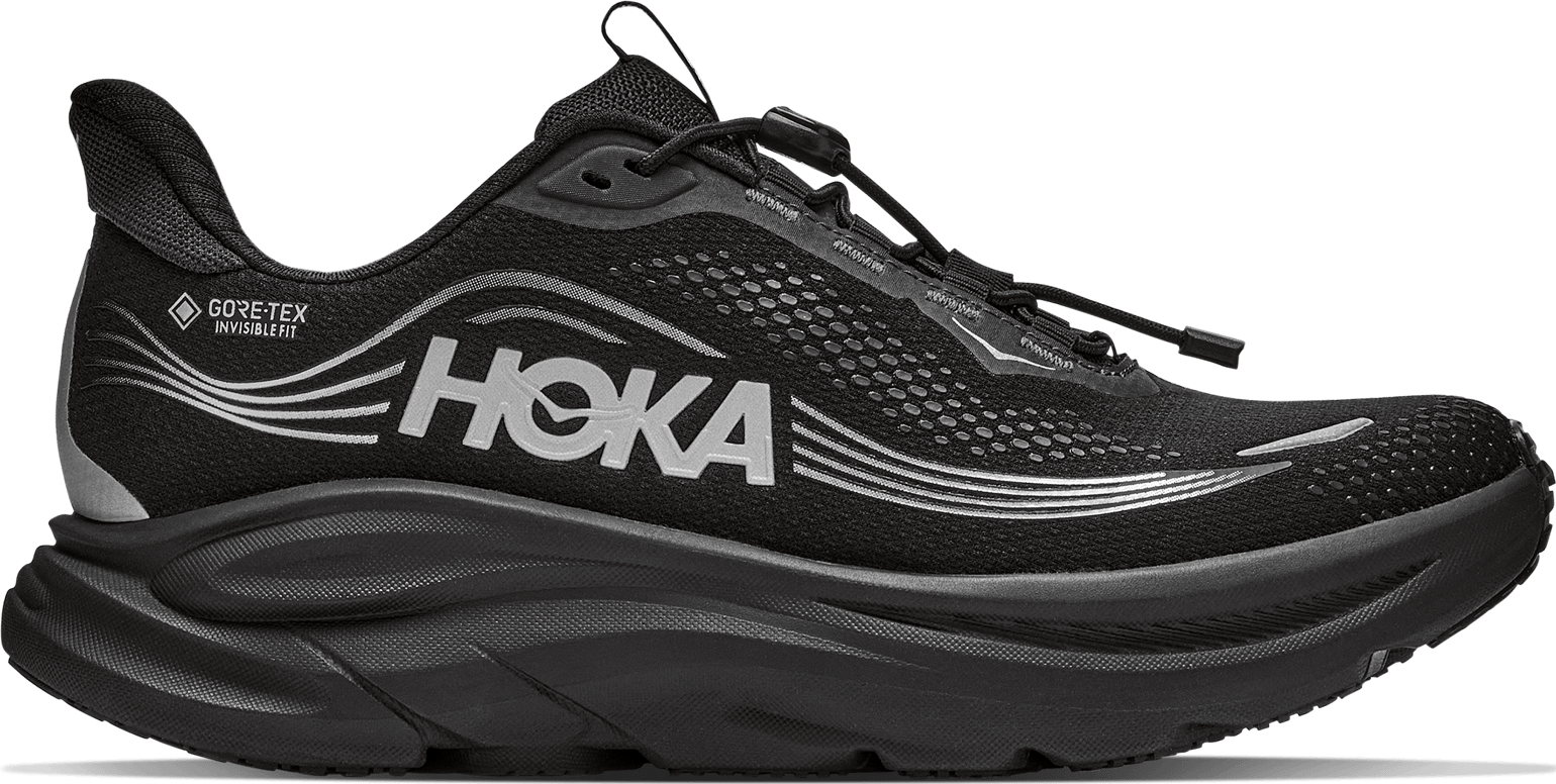 Hoka Women's Clifton 11 GORE-TEX Black / Black