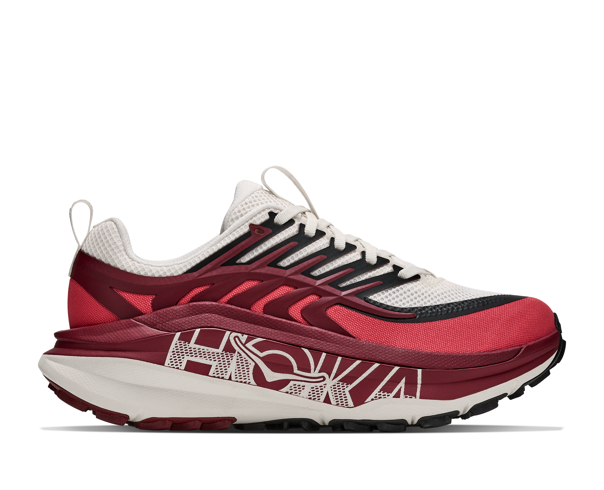 Hoka Women's Stinson 8 Alabaster / Varsity Burgundy