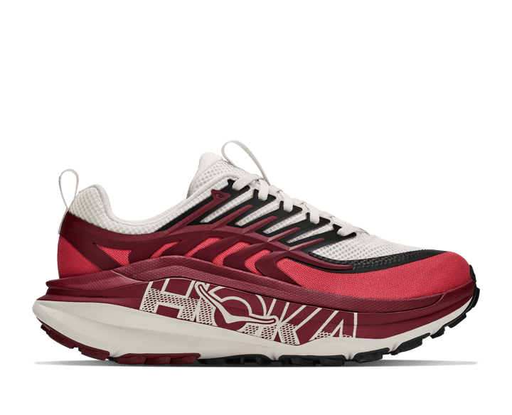 Hoka Women's Stinson 8 Alabaster / Varsity Burgundy Hoka