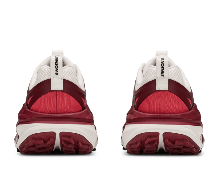 Hoka Women's Stinson 8 Alabaster / Varsity Burgundy Hoka