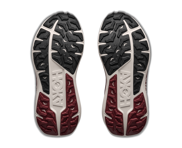 Hoka Women's Stinson 8 Alabaster / Varsity Burgundy Hoka