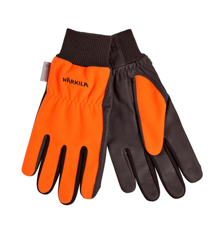 Härkila Men's Wildboar Pro Shooter Blaze Wsp Gloves Orange Blaze/brown Härkila Härkila Men's Wildboar Pro Shooter Blaze Wsp Gloves Orange Blaze/brown Härkila