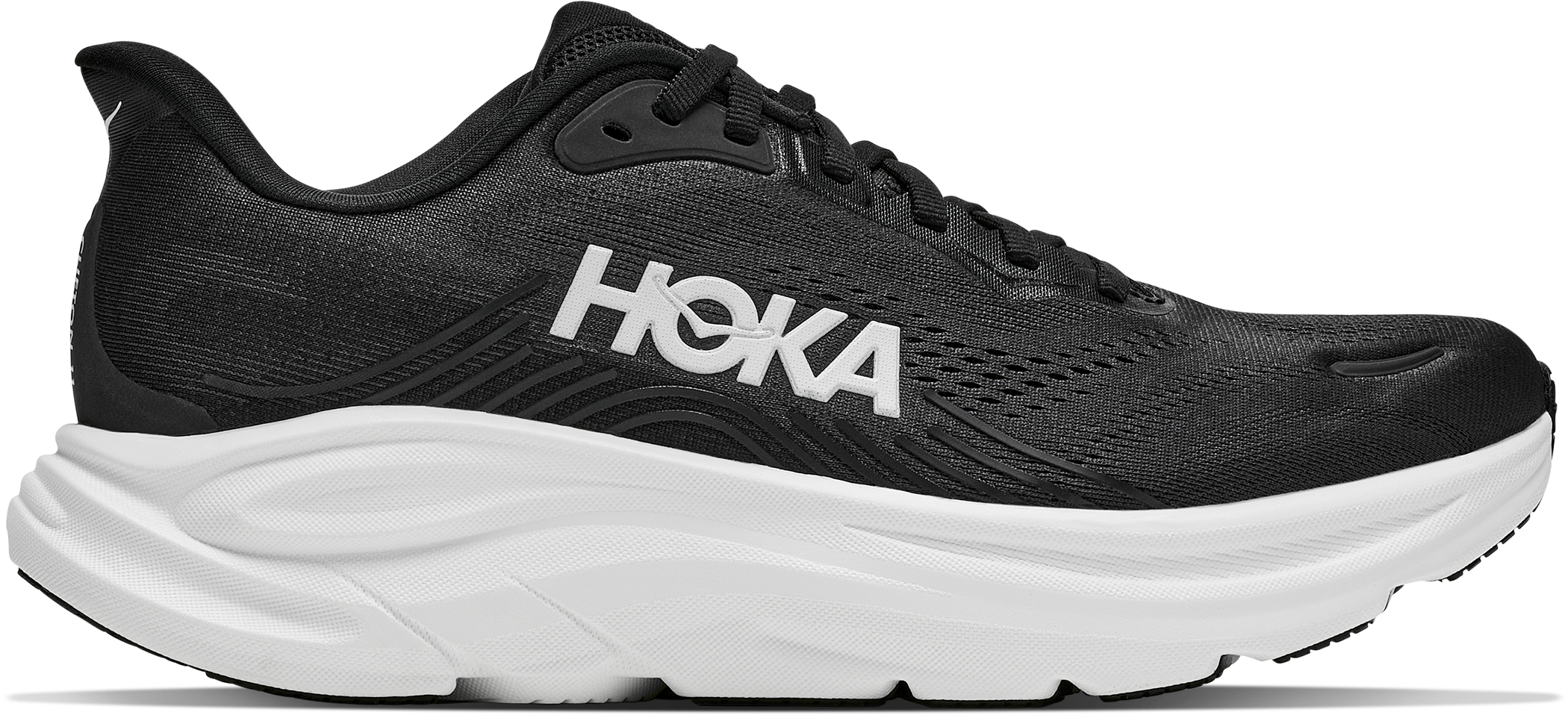 Hoka Men's Clifton 11 Wide Black / White