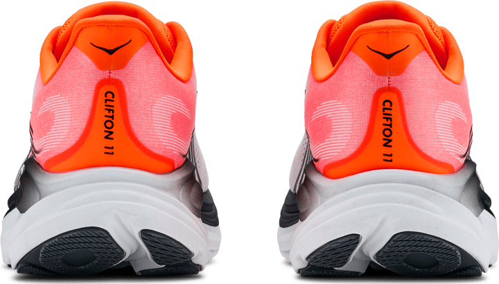 Hoka Men's Clifton 11 Wide Neon Tangerine / Frost Hoka