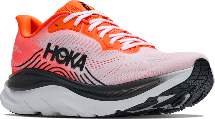 Hoka Men's Clifton 11 Wide Neon Tangerine / Frost Hoka