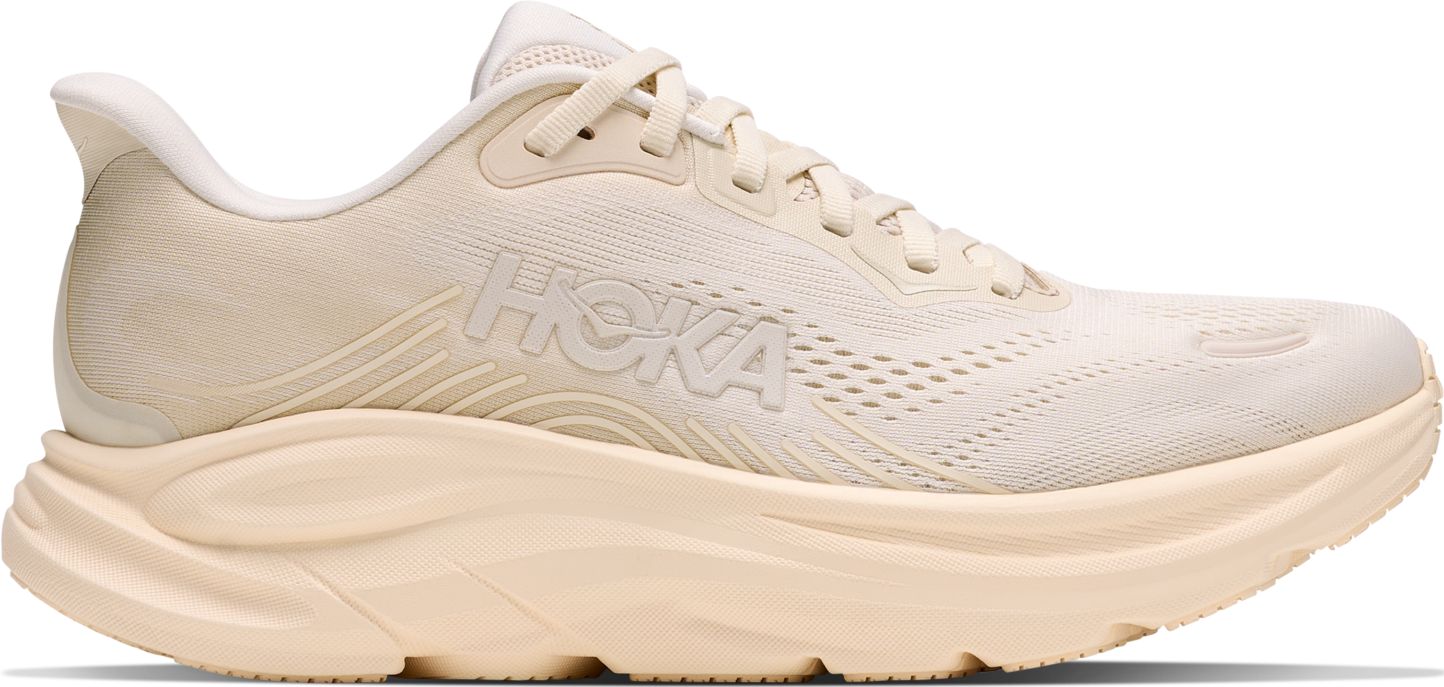 Hoka Women's Clifton 11 Wide Alabaster / Oat Milk