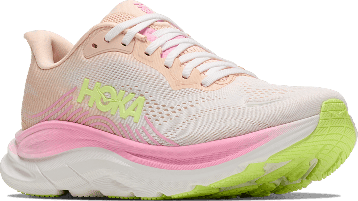 Hoka Women's Clifton 11 Wide Tangerine Glow / White Hoka