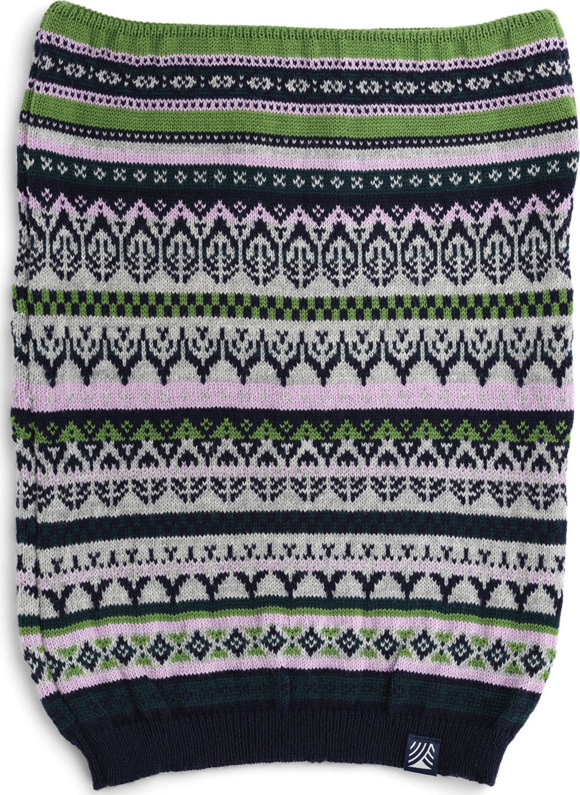 Dale of Norway Utsira Tubular Scarf Marine/Pine Green/Light Charcoal