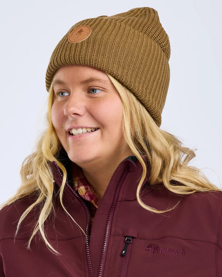 Pinewood Pinewood® Knitted Beanie Dark Sandstone Pinewood