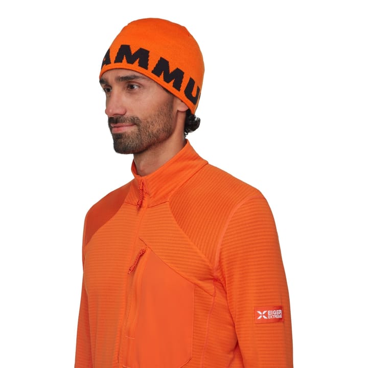 Mammut Mammut Logo Beanie Eiger Orange-black Mammut