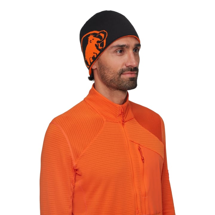 Mammut Mammut Logo Beanie Eiger Orange-black Mammut