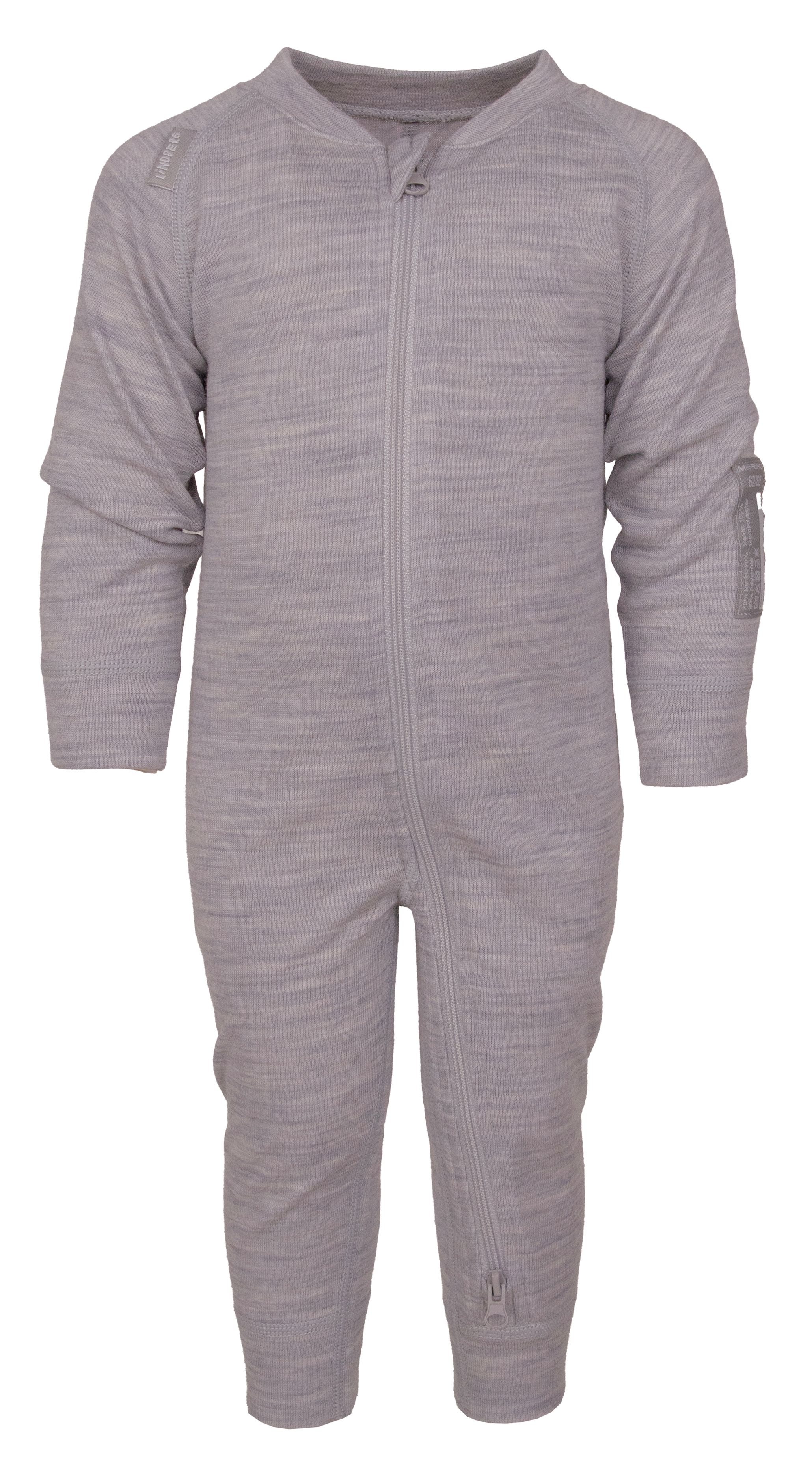 Lindberg Kids' Merino Overall Grey Melange