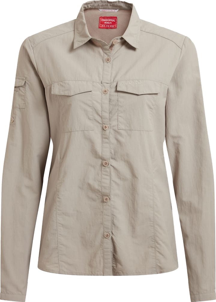 Craghoppers Women's Nosilife Adventure Long Sleeved Shirt III Soft Mushroom Craghoppers