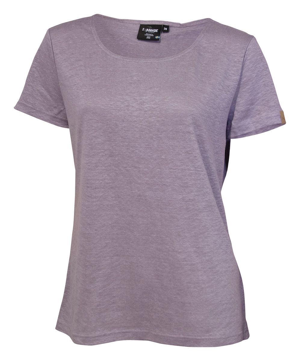 Ivanhoe Women's GY Leila T-shirt Lavender Gray
