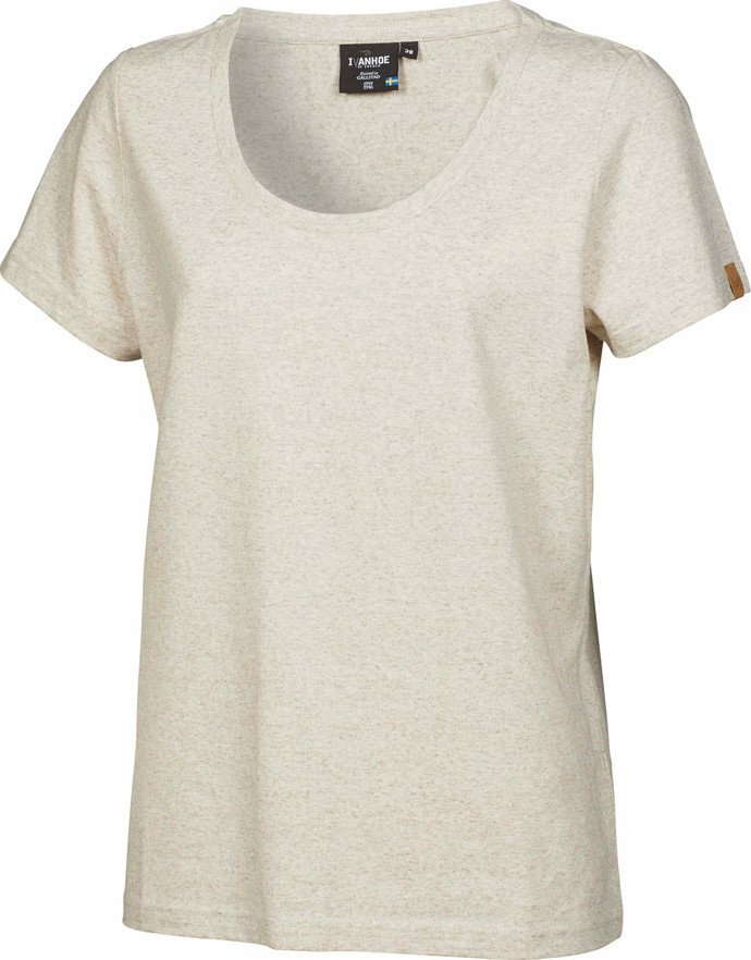 Ivanhoe Women's GY Henny Hemp Naturmelange Lyhythihaiset paidat 36