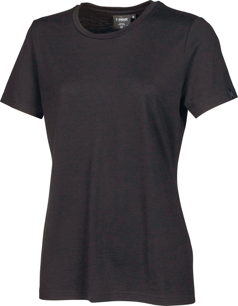 Ivanhoe Women’s Underwool Cilla T-Shirt Black