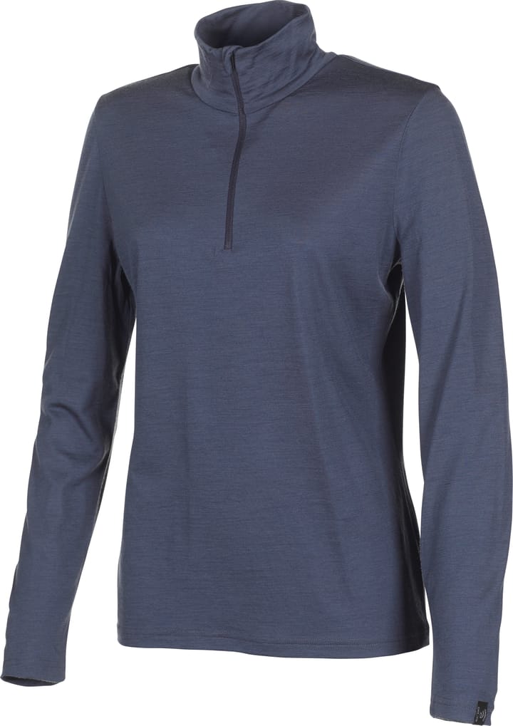 Ivanhoe Women's Underwool Stella Half Zip Steelblue Ivanhoe