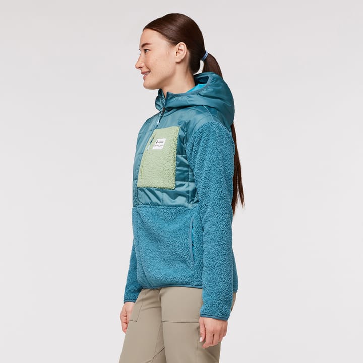 Cotopaxi Women'S Trico Hybrid Hooded Jacket Blue Spruce/Drizzle Cotopaxi
