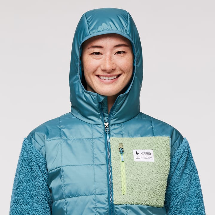 Cotopaxi Women'S Trico Hybrid Hooded Jacket Blue Spruce/Drizzle Cotopaxi