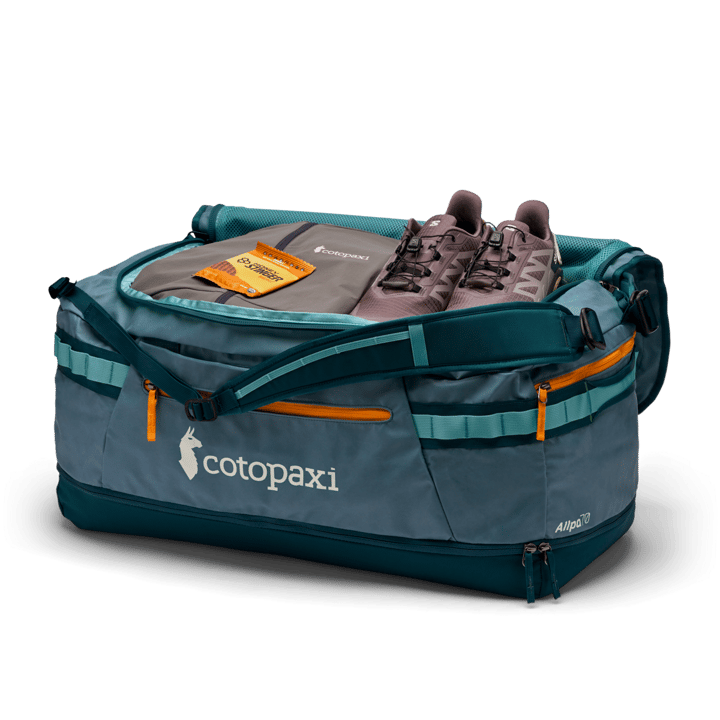 Cotopaxi Allpa 70L Duffel Bag Blue Spruce/Abyss Cotopaxi
