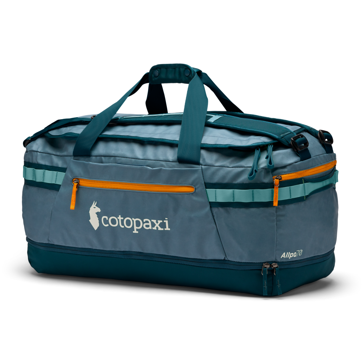Cotopaxi Allpa 70L Duffel Bag Blue Spruce/Abyss