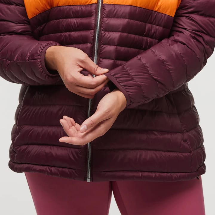 Cotopaxi Women's Fuego Down Jacket Wine Stripes Cotopaxi