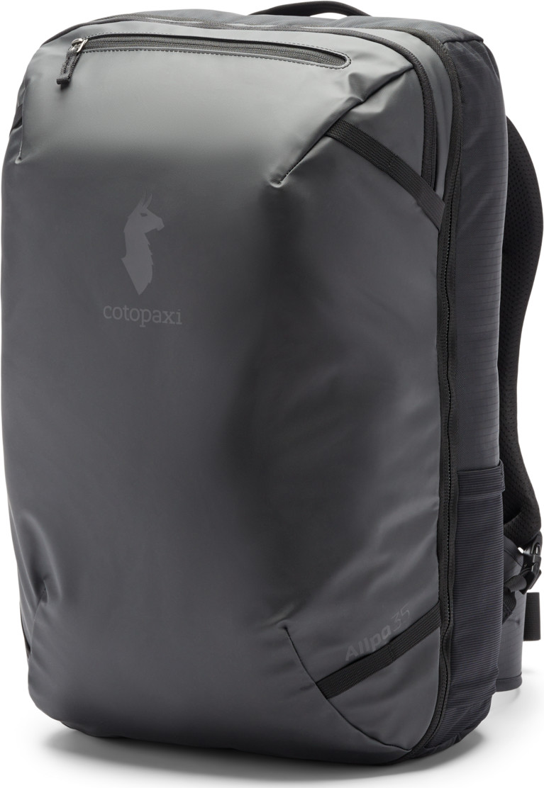 Cotopaxi Allpa 35L Travel Pack（黒） Allpa 35L Travel Pack - Del Día Dark – Cotopaxiオフィシャルサイト