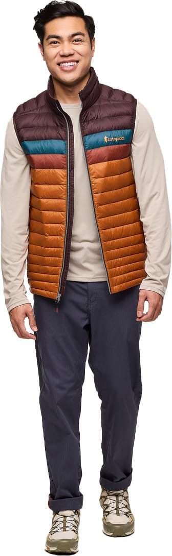 Cotopaxi Men's Fuego Down Vest Coffee And Sienna Cotopaxi