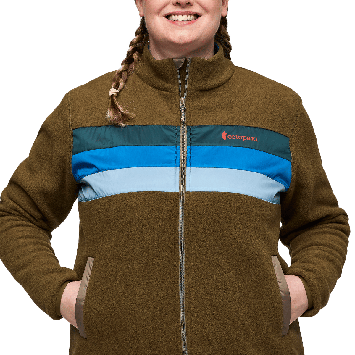 Cotopaxi Women's Teca Fleece Full-Zip Jacket Footprints