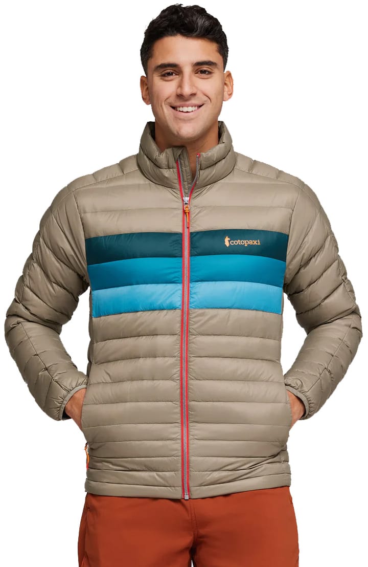 Cotopaxi Men's Fuego Down Jacket Stone Stripes Cotopaxi