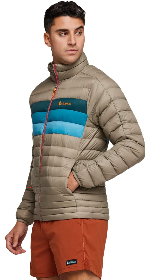 Cotopaxi Men's Fuego Down Jacket Stone Stripes Cotopaxi