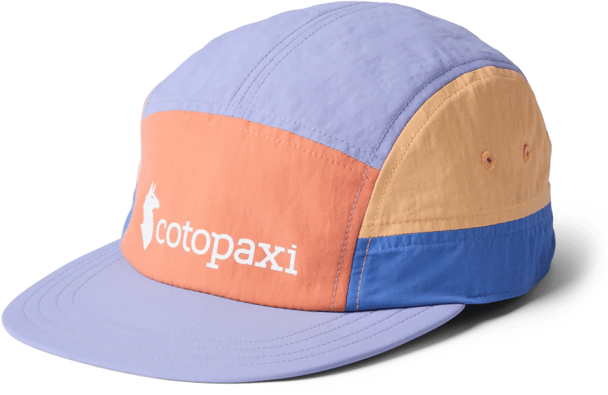 Cotopaxi Cotopaxi Tech 5-Panel Hat Grapefruit/Aster
