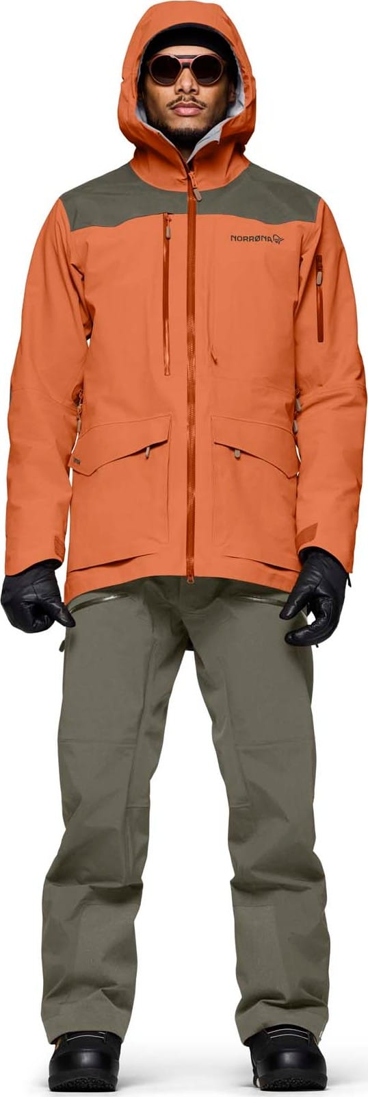 Norrøna Men's Tamok GORE-TEX Performance Shell Jacket Ginger Bread Norrøna