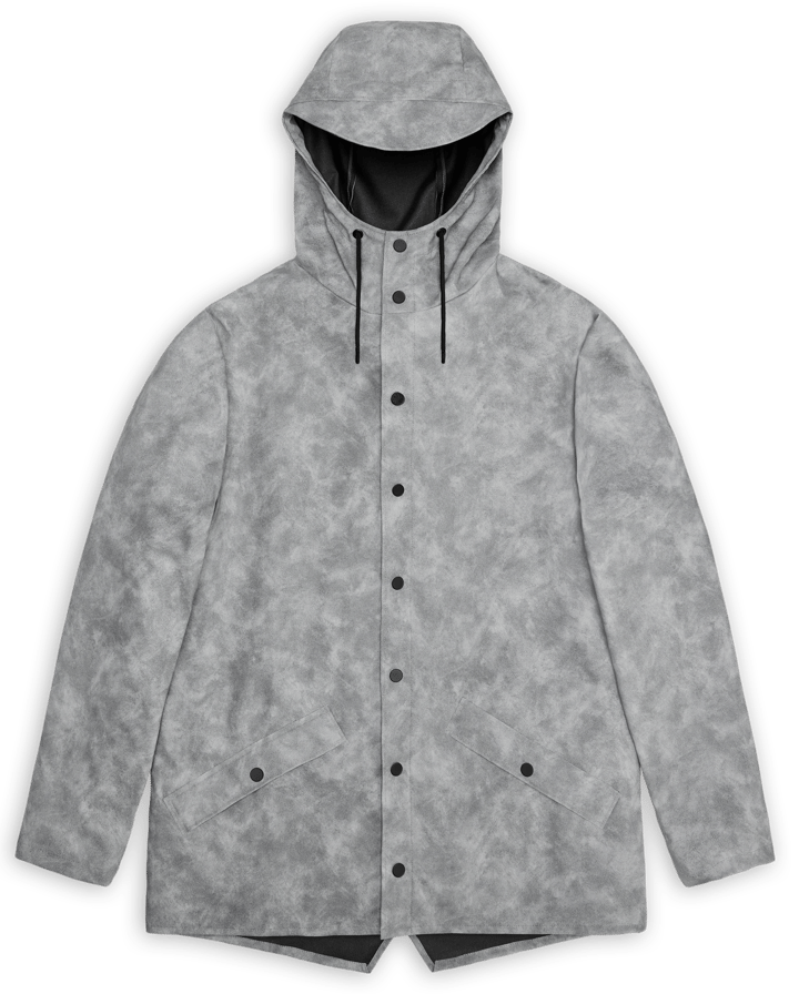 Rains Unisex Jacket Distressed Grey Rains