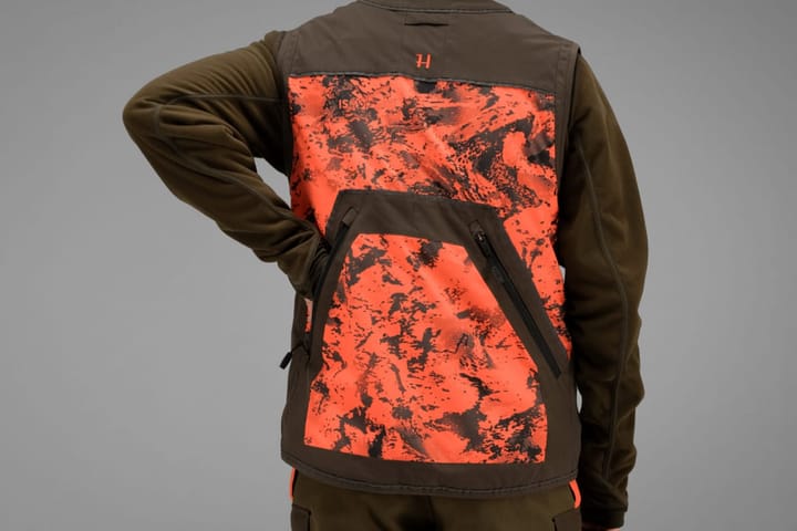Härkila Men's Wildboar Pro Safety Waistcoat Axis Msp®Orange Blaze/Shadow Brown Härkila Härkila Men's Wildboar Pro Safety Waistcoat Axis Msp®Orange Blaze/Shadow Brown Härkila