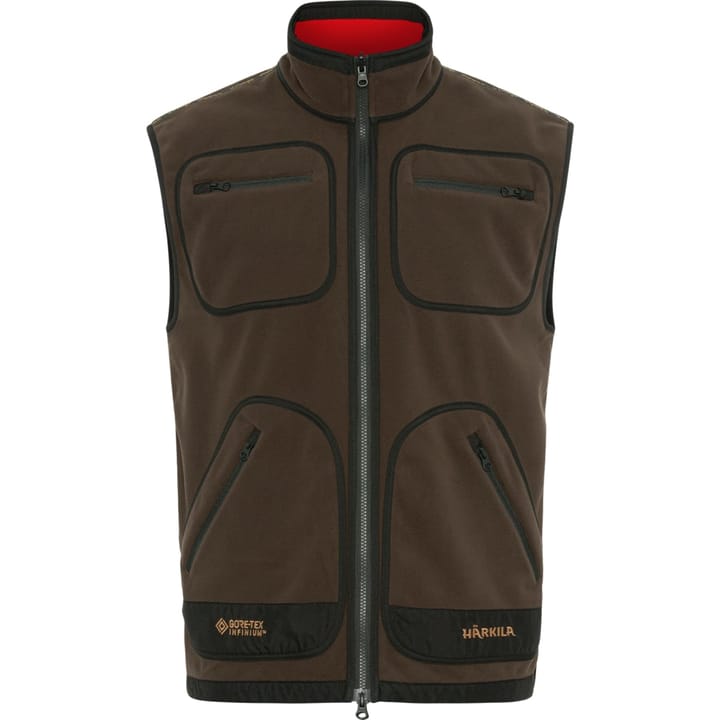 Härkila Kamko Fleece Vest Brown/Red Härkila