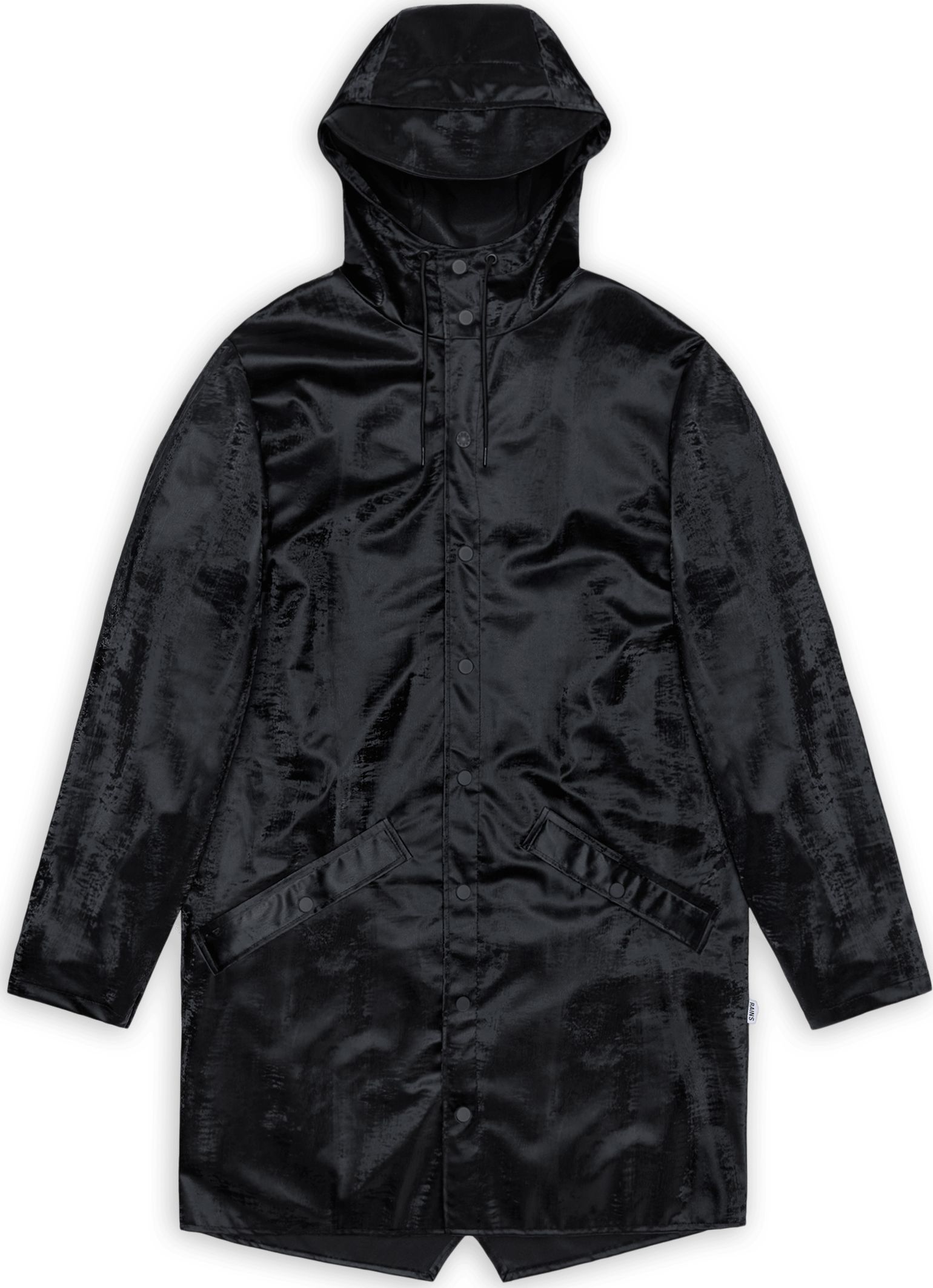 Rains Unisex Long Jacket Coal