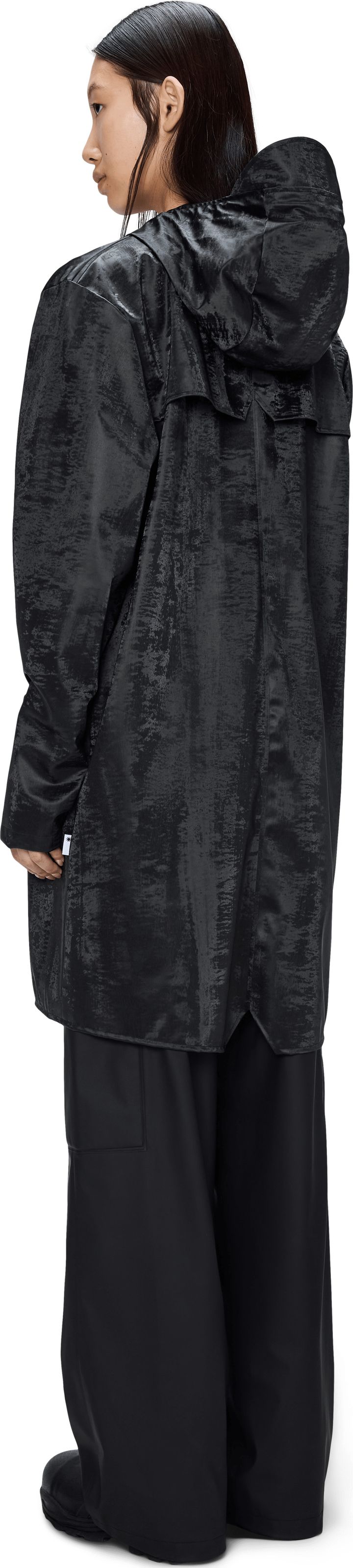 Rains Unisex Long Jacket Coal Rains